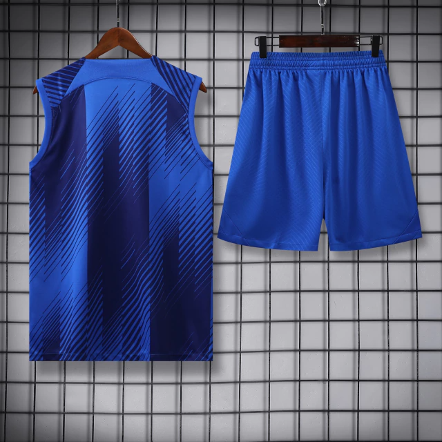 Conjunto de Treino Barcelona 23/24 - Verão Nike Azul