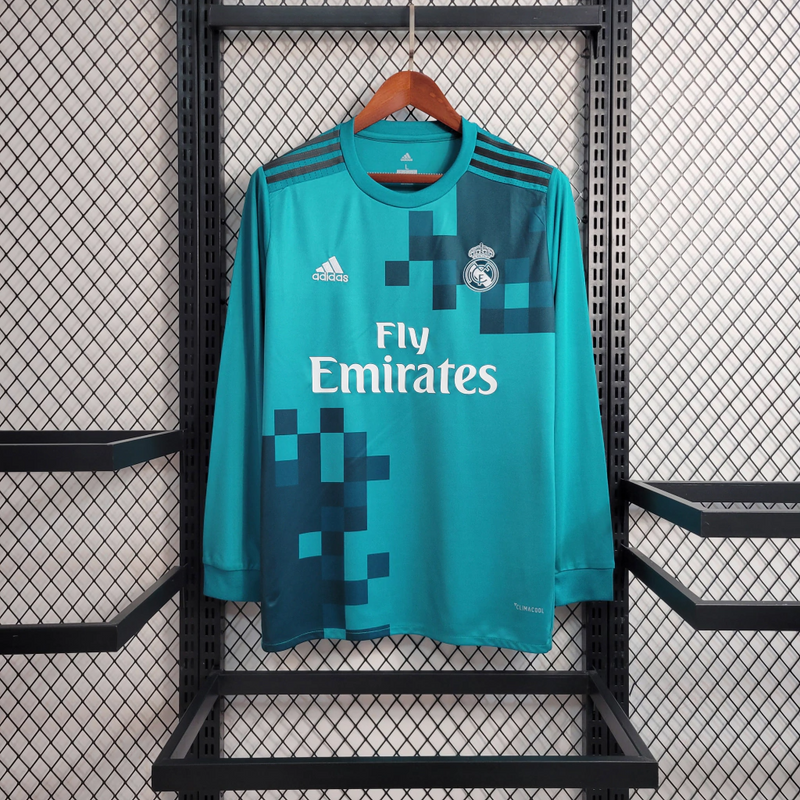 Camisa Real Madrid Third 17/18 - Retrô Manga Longa Nike Masculino