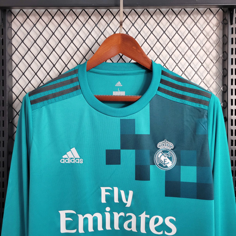 Camisa Real Madrid Third 17/18 - Retrô Manga Longa Nike Masculino