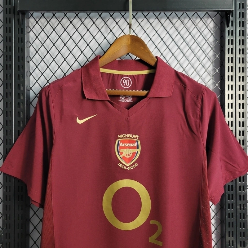 Camisa Arsenal Home 2006 - Retrô Nike Masculino