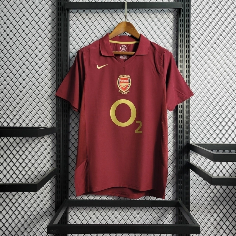 Camisa Arsenal Home 2006 - Retrô Nike Masculino