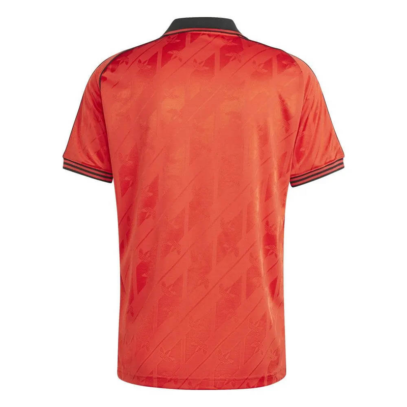 Camisa Flamengo Lifestyler 24/25 - Torcedor Adidas Masculino - Vermelho e Preto