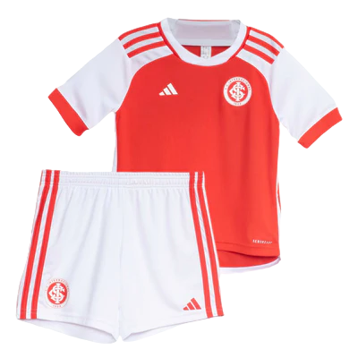 Kit Infantil Internacional Home 24/25 - Adidas Masculino - Vermelho