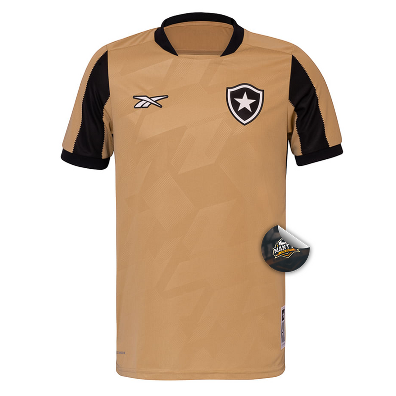 Camisa Botafogo Goleiro II 24/25 - Torcedor Reebok Masculino - Dourado