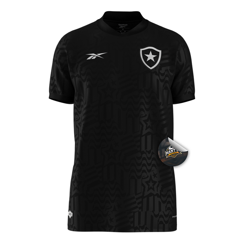 Camisa Botafogo Away 23/24 - Torcedor Reebok Masculino - Preto