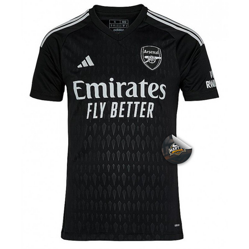 Camisa Arsenal Goleiro 23/24 - Torcedor Adidas Masculino - Preto