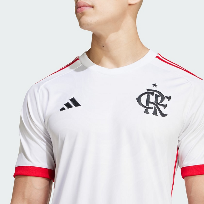 Camisa Flamengo Away 24/25 - Torcedor Adidas Masculino - Branco