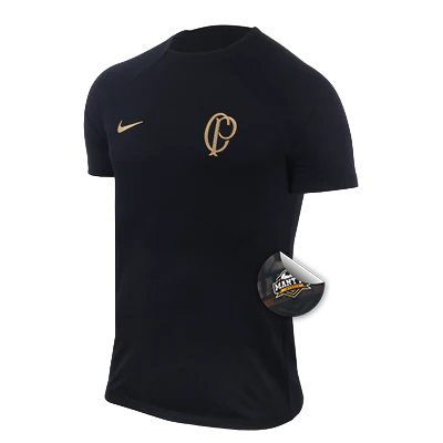 Camisa Timão Treino 23/24 - Torcedor Nike Masculino - Preto