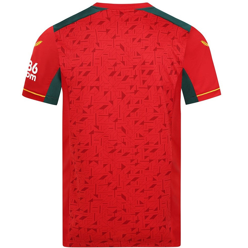 Camisa Wolverhampton Away 23/24 - Torcedor Castore Masculino - Vermelho