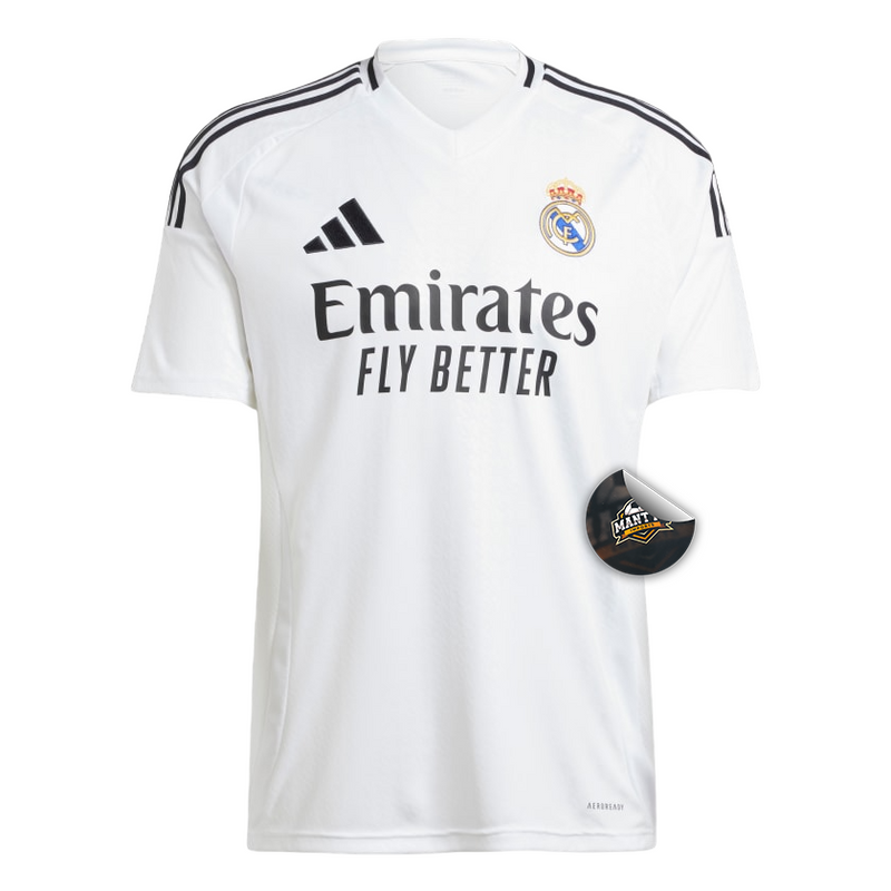 Camisa Real Madrid Home 24/25 - Torcedor Adidas Masculino - Branco