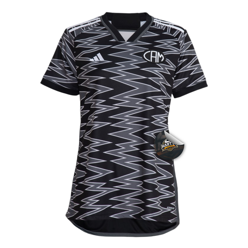 Camisa Atlético Mineiro Third 24/25 - Torcedor Adidas Feminino - Preto e Cinza