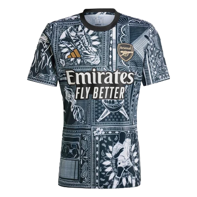 Camisa Arsenal Pré Jogo Ian Wright 23/24 - Torcedor Adidas Masculino