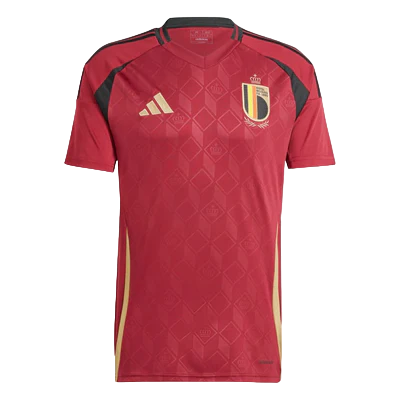 Camisa Bélgica Home 24/25 - Torcedor Adidas Masculino - Grená