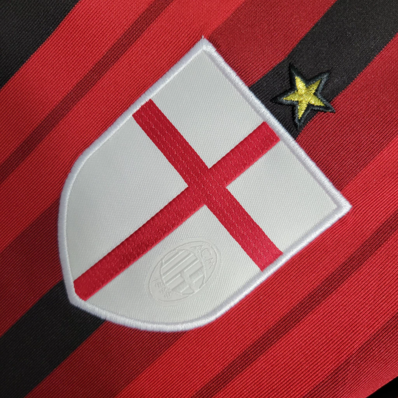 Camisa Milan Home 14/15 - Retrô Adidas Masculino - Vermelho