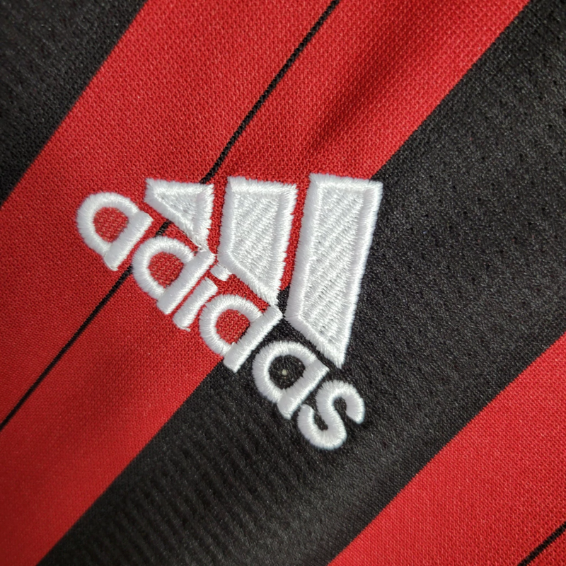 Camisa Milan Home 13/14 - Retrô Adidas Masculino - Vermelho Vermelha Kaká