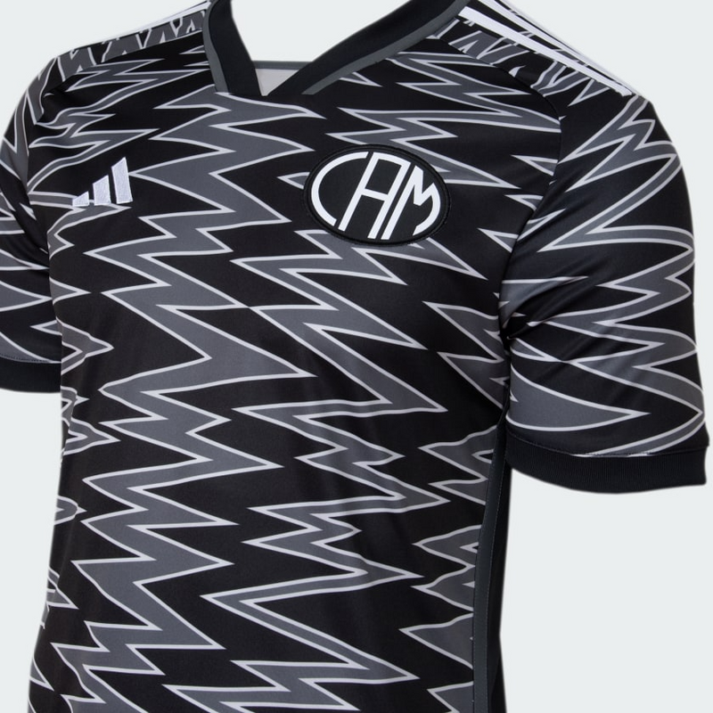 Camisa Atlético Mineiro Third 24/25 - Torcedor Adidas Masculino - Preto e Cinza