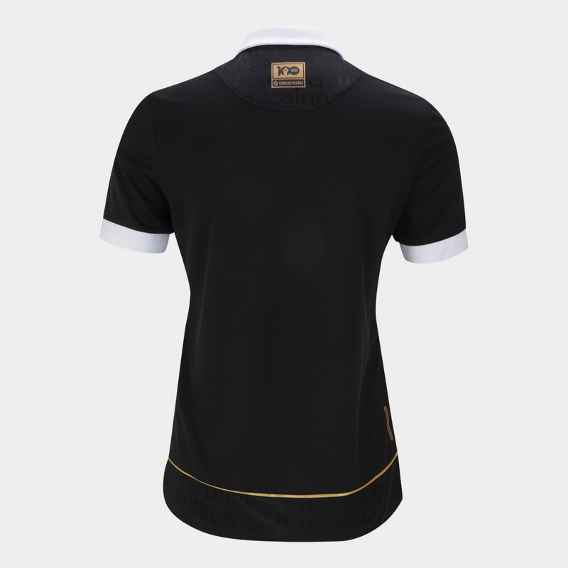 Camisa Vasco Third 23/24 - Torcedor Kappa Feminino - Preto