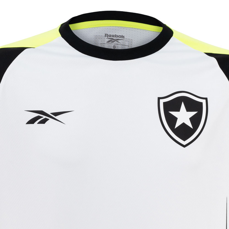 Camisa Botafogo Comissão Técnica 24/25 - Torcedor Reebok Masculino - Branco