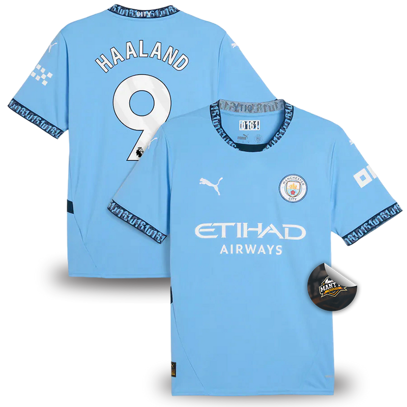 Camisa Manchester City Home 24/25 + Haaland