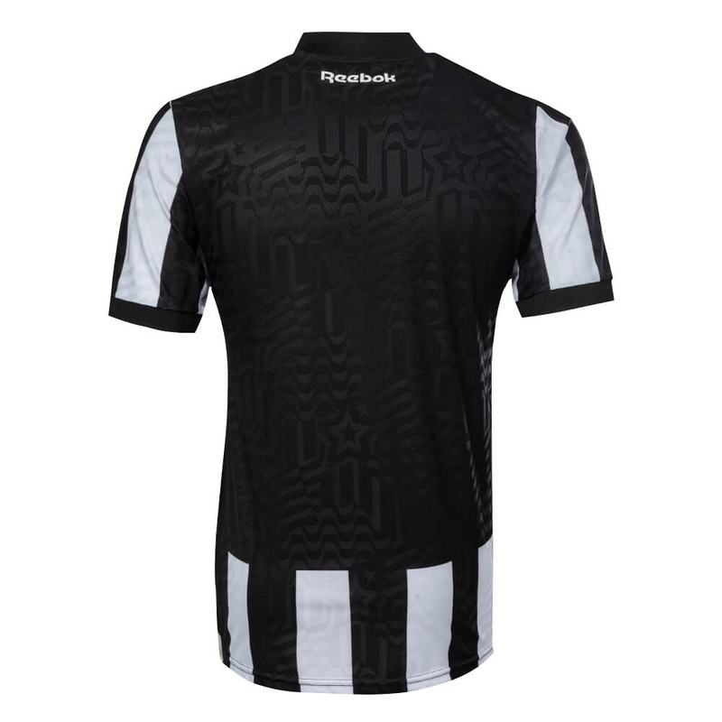 Camisa Botafogo Home 23/24 - Torcedor Reebok Masculino - Preto e Branco