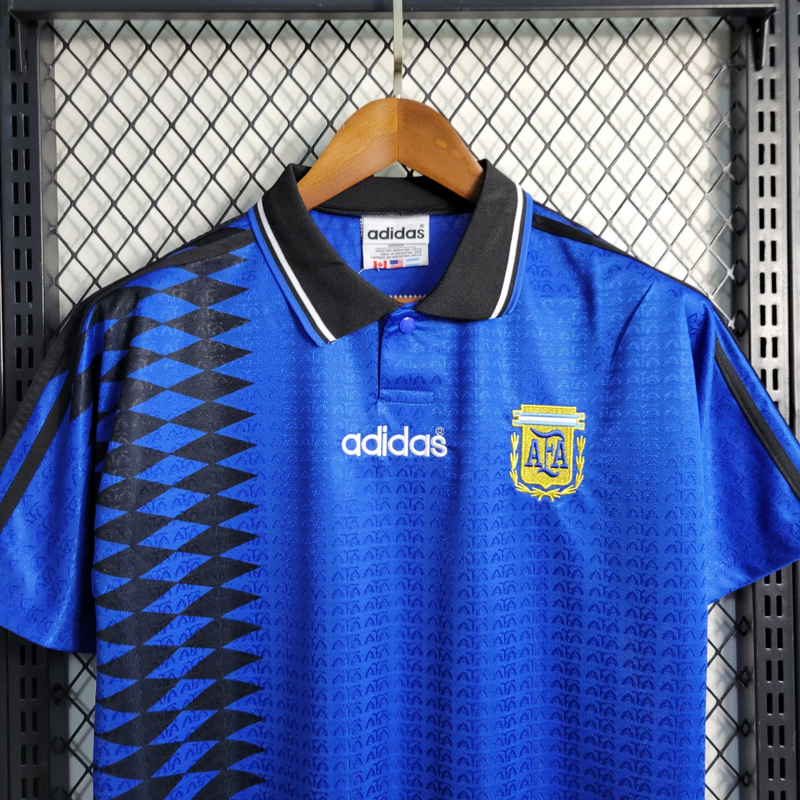 Camisa Argentina Away 1994 - Retrô Adidas Masculino