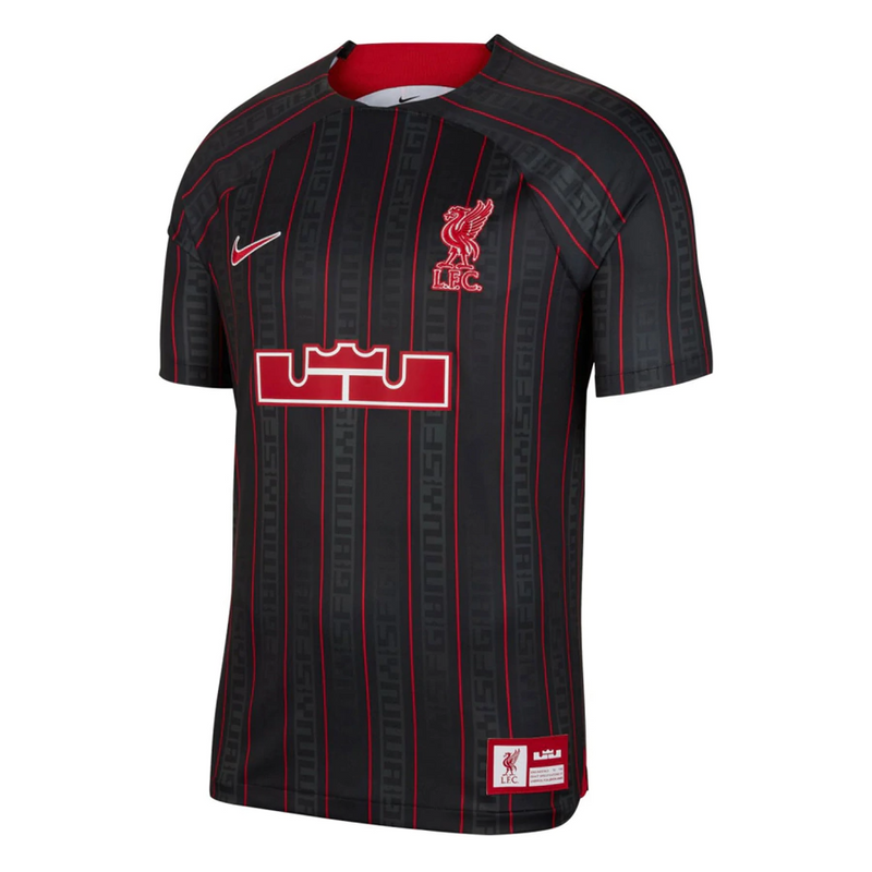 Camisa Liverpool x LeBron James 23/24 - Torcedor Nike Masculino