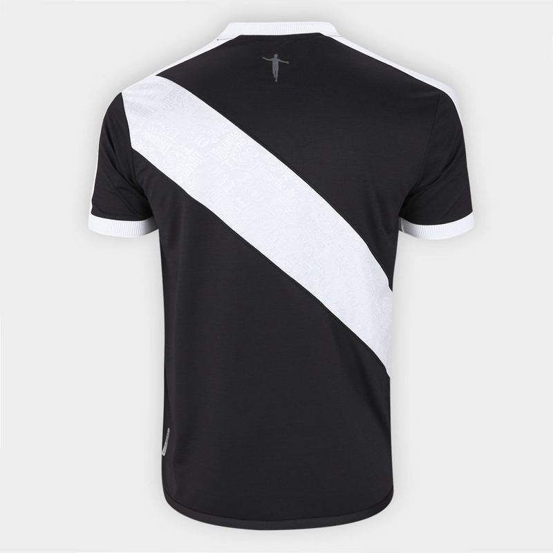 Camisa Vasco Home 24/25 - Torcedor Kappa Masculino - Preto