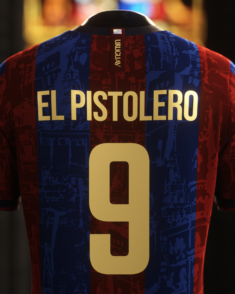 Camisa 'Barcelona Legends' El Pistolero