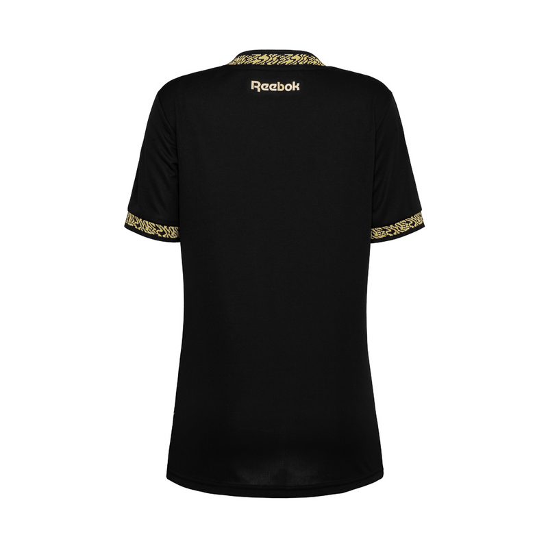 Camisa Botafogo Away 24/25 - Torcedor Reebok Feminino - Preto e Dourado