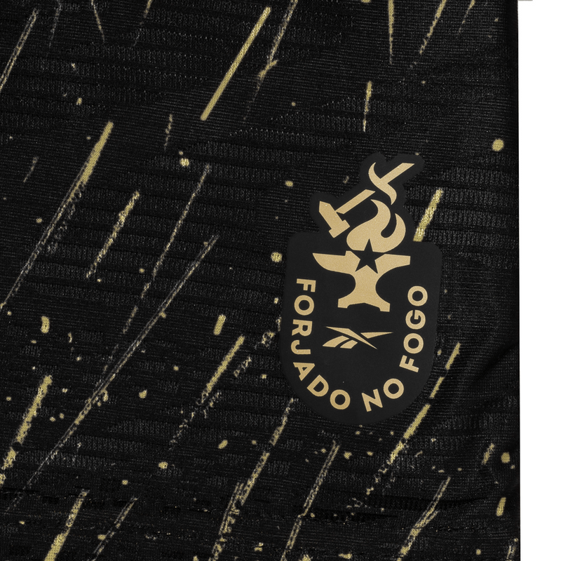 Camisa Botafogo Away 24/25 - Torcedor Reebok Feminino - Preto e Dourado