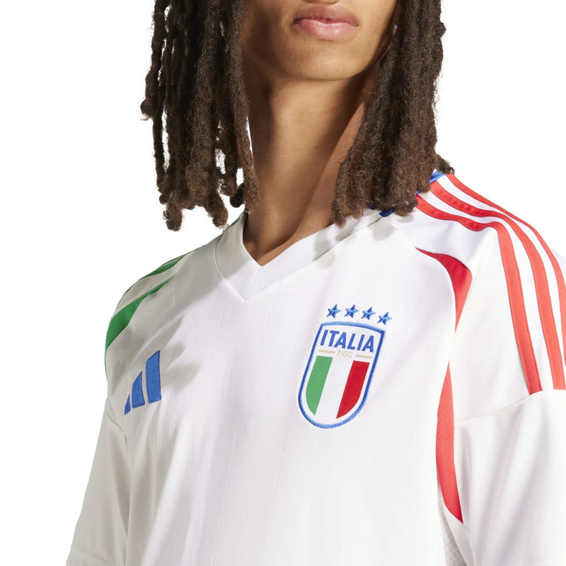 Camisa Itália Away 24/25 - Torcedor Adidas Masculino - Branco