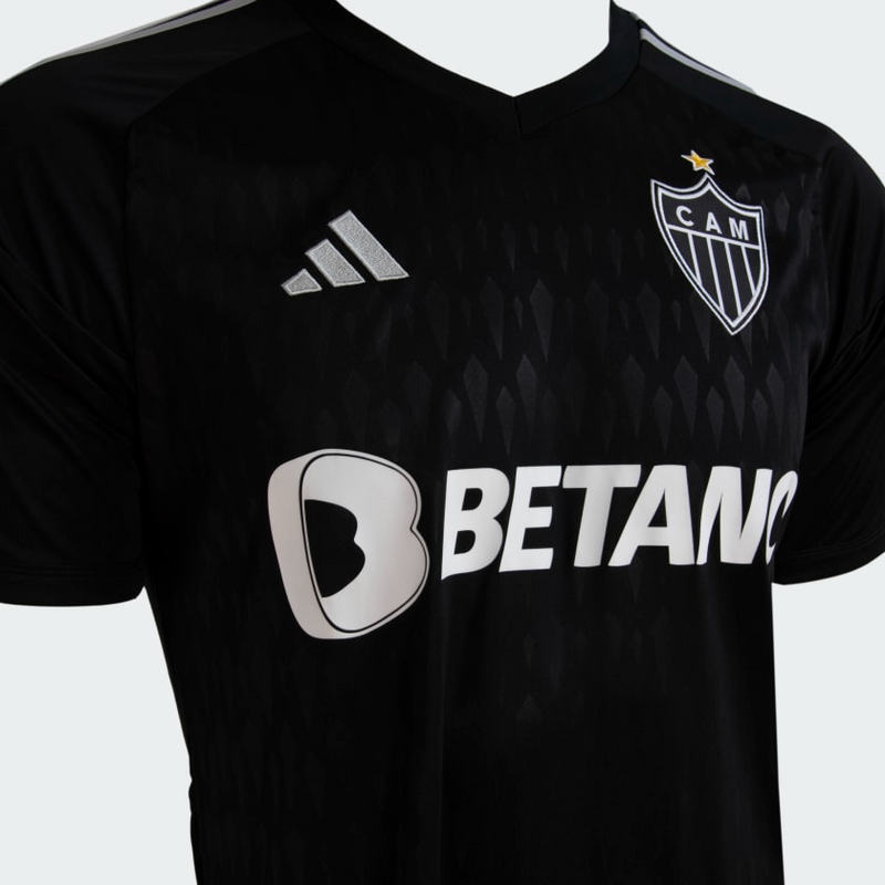 Camisa Atlético Mineiro Goleiro 23/24 - Torcedor Adidas Masculino - Preto