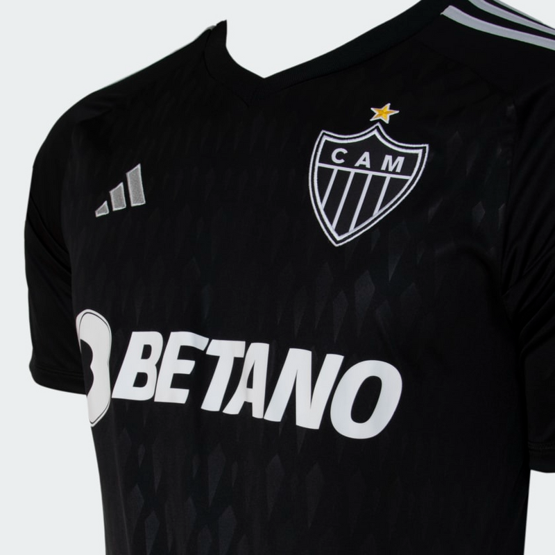 Camisa Atlético Mineiro Goleiro 23/24 - Torcedor Adidas Masculino - Preto