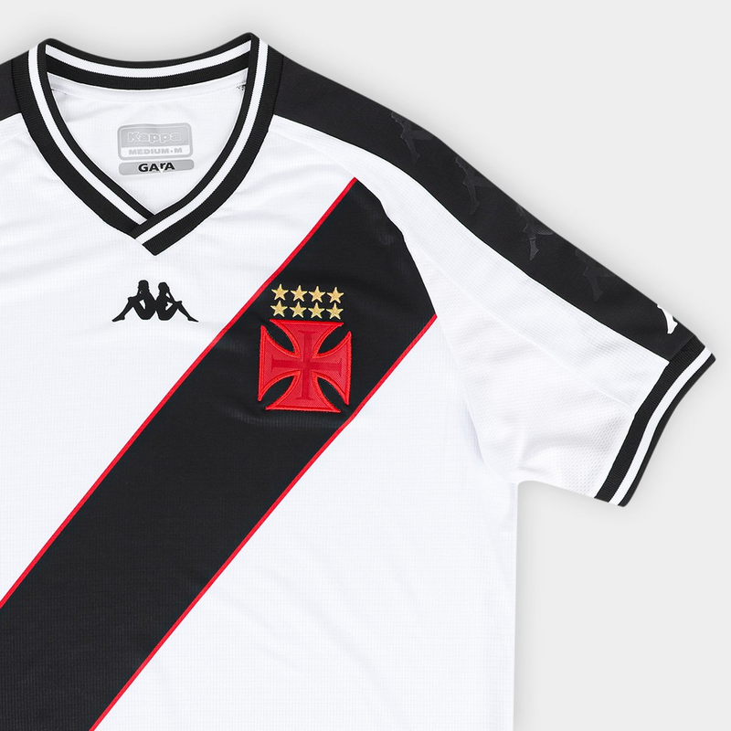 Camisa Vasco Away 24/25 - Torcedor Kappa Feminino - Branco