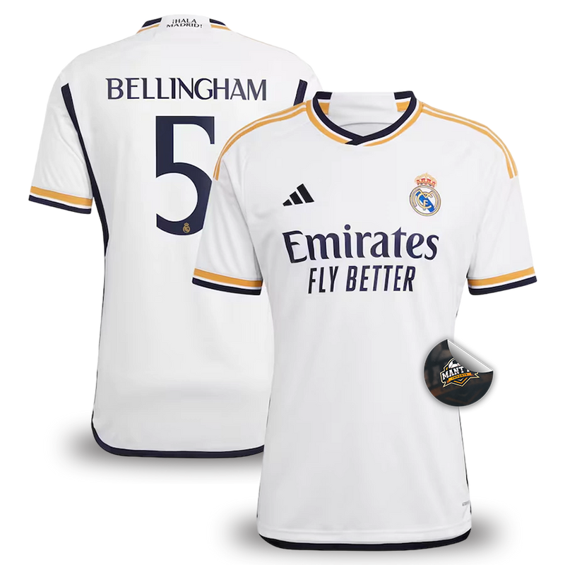 Camisa Real Madrid Home 23/24 + Bellingham