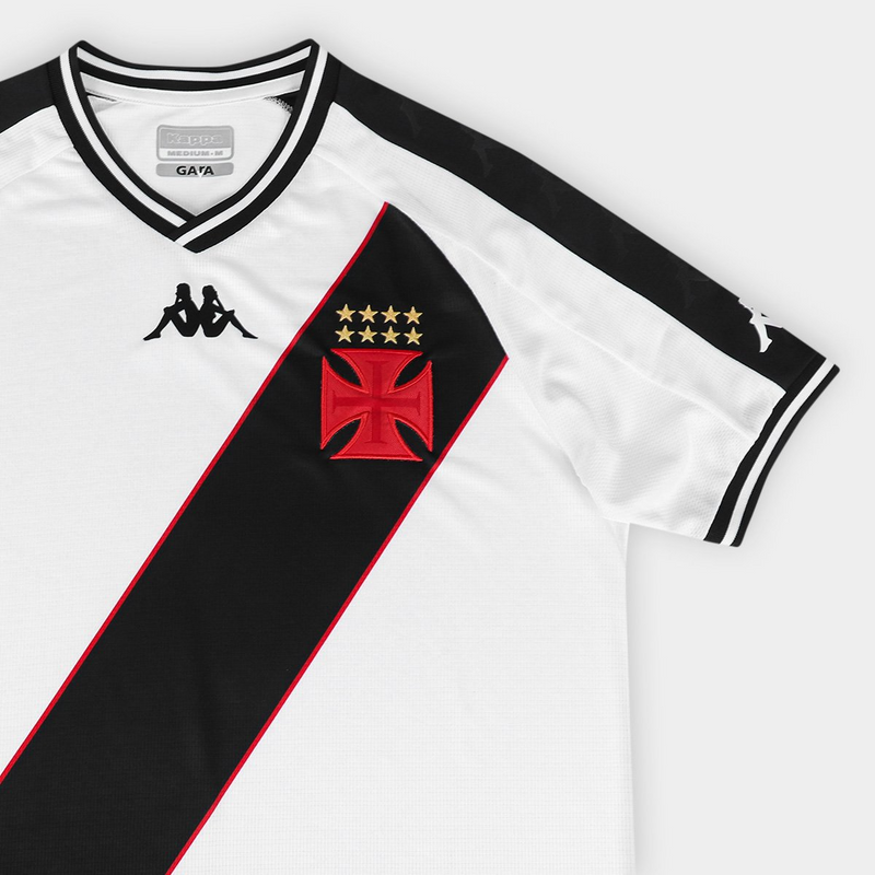 Camisa Vasco Away 24/25 - Torcedor Kappa Masculino - Branco