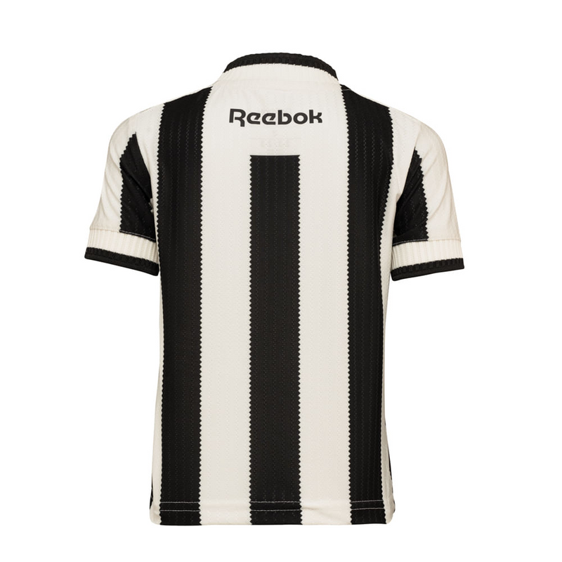 Kit Infantil Botafogo Home 24/25 - Reebok - Preto e Branco