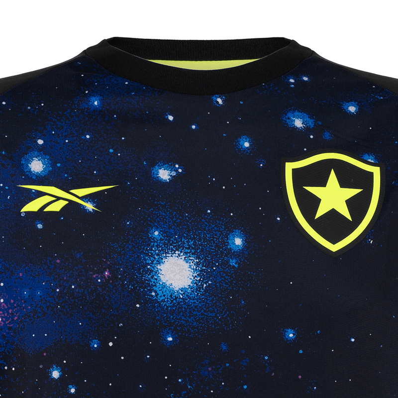 Camisa Botafogo Pré-Jogo 'Galaxy' 24/25 - Torcedor Reebok Masculino - Azul