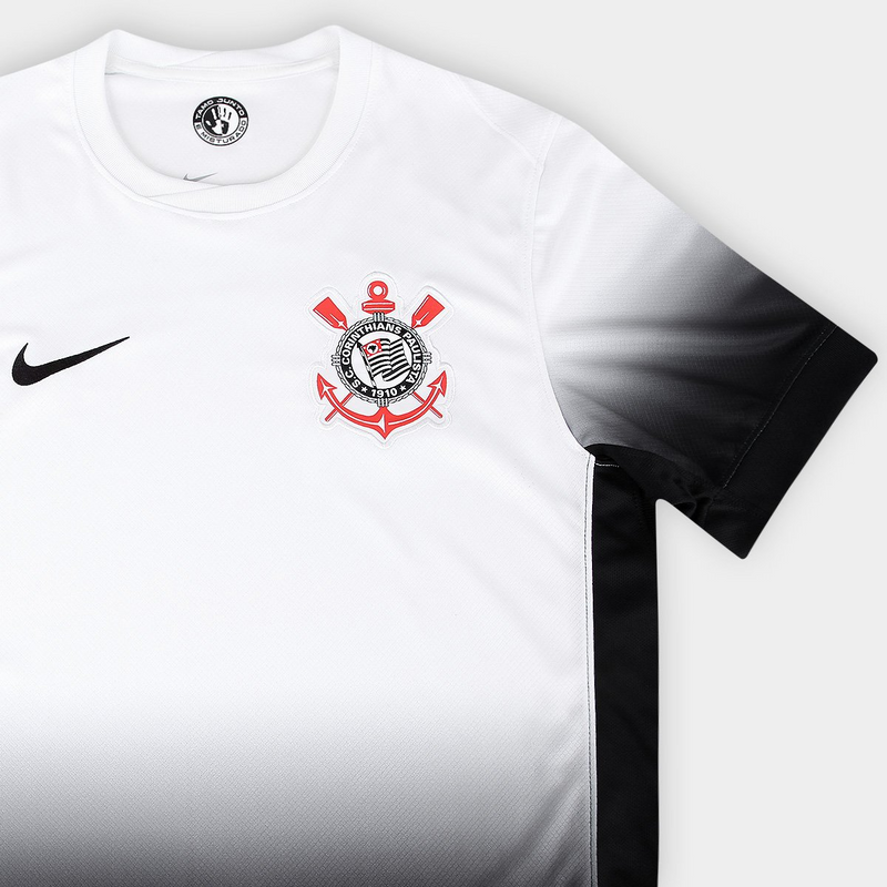 Camisa Timão Home 24/25 - Torcedor Nike Masculino - Branco