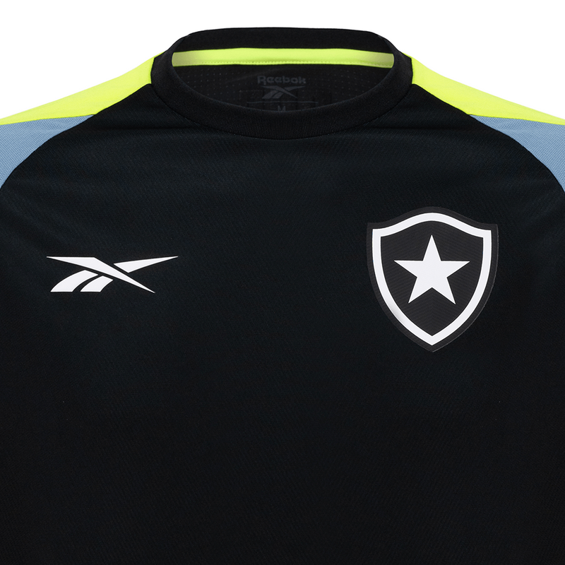 Camisa Botafogo Treino 24/25 - Torcedor Reebok Masculino - Preto