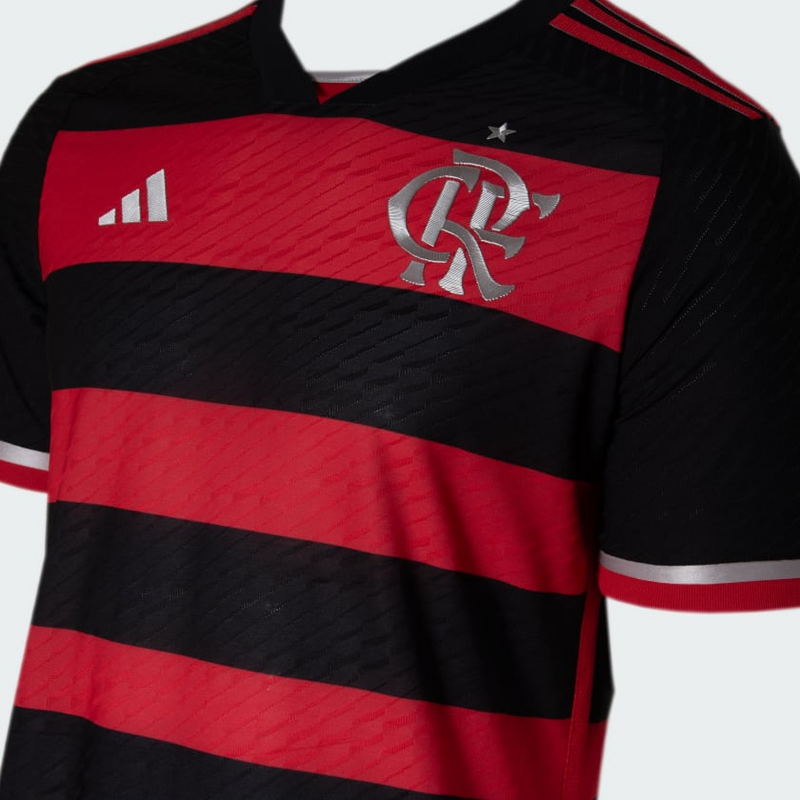 Camisa Flamengo Home 24/25 - Jogador Adidas Masculino - Vermelho e Preto