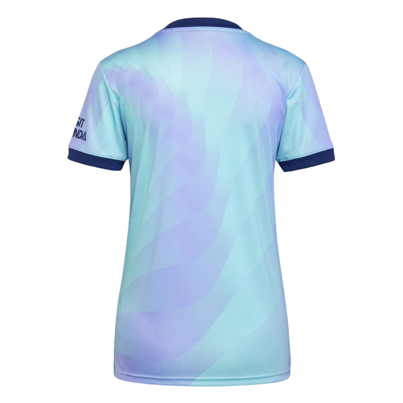 Camisa Arsenal Third 24/25 - Torcedor Adidas Feminino - Azul e Roxo