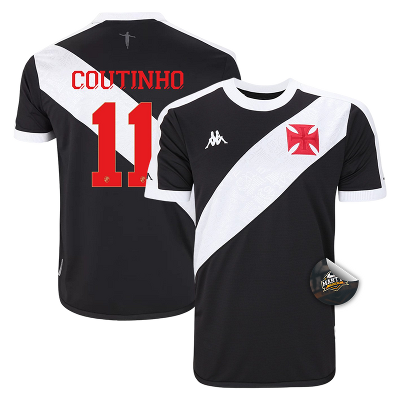 Camisa Vasco Home 24/25 + Coutinho