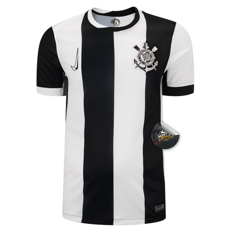 Camisa Timão Third 24/25 - Jogador Nike Masculino - Preto e Branco