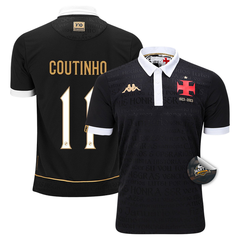 Camisa Vasco Third 23/24 + Coutinho