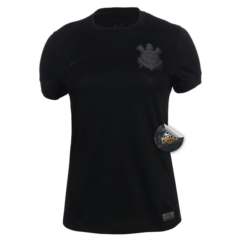 Camisa Timão Away 24/25 - Torcedor Nike Feminino - Preto