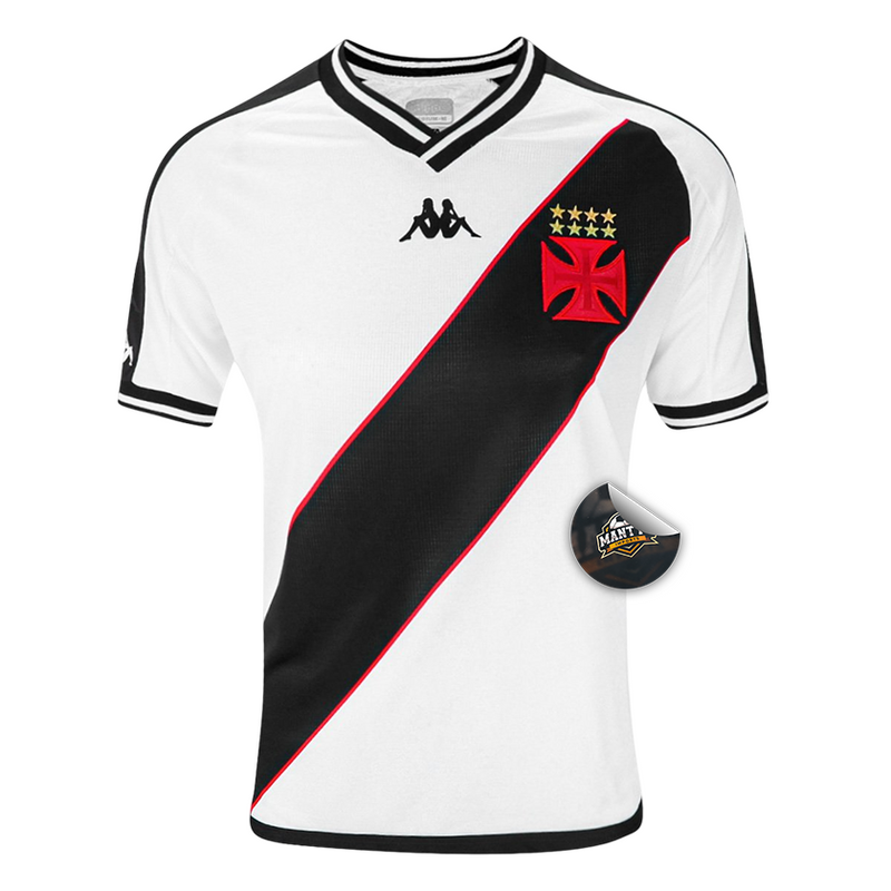 Camisa Vasco Away 24/25 - Torcedor Kappa Feminino - Branco