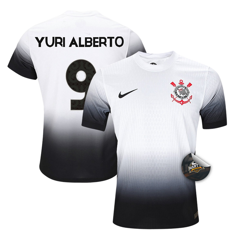 Camisa Timão Home 24/25 + Yuri Alberto