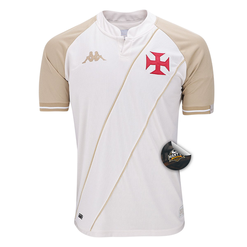 Camisa Vasco Third 24/25 - Torcedor Kappa Masculino - Bege