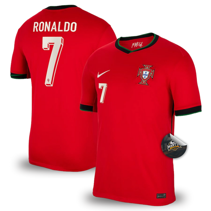 Camisa Portugal Home 2024/25 + Ronaldo